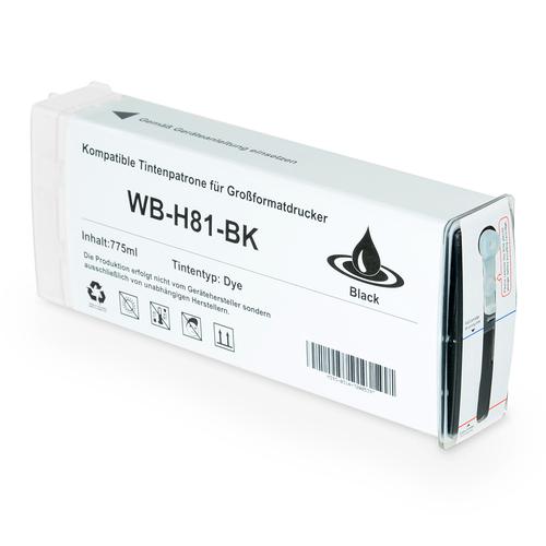 Compatible HP Inkjet 81 C4930A Black 775ml