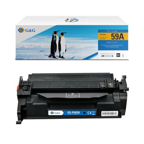 Compatible HP 59A New Chip CF259A Black Toner 3000 Page Yield