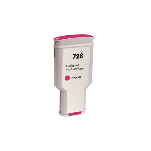 Compatible HP F9K16A 728 Magenta Ink Tank Cartridge 300ml Page Yield 