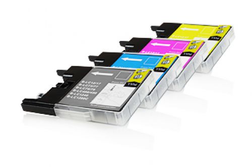 Compatible Brother LC1280XLVALBP Multipack Black Standard Colours XL 2400 Page Yield