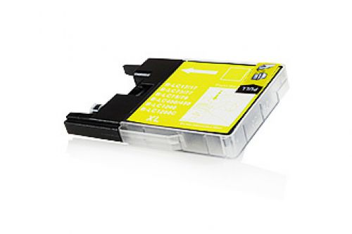 Compatible Brother LC1240Y : LC1280XLY Yellow 23ml 1200 Pages