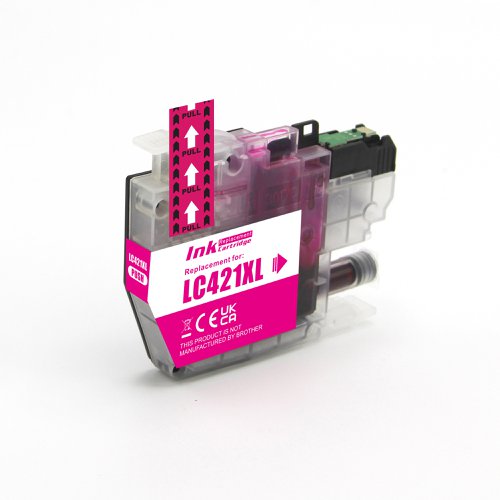 Compatible Brother LC421XLM Magenta Inkjet Cartridge 500 Page Yield 