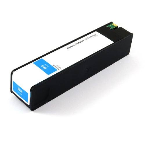 Remanufactured HP M0J90AE 991X Cyan Laser Toner Colour 16000 Page Yield 