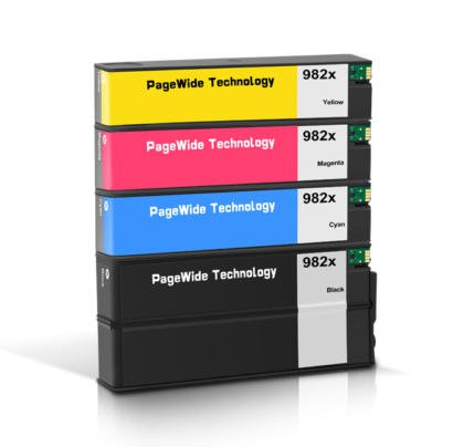 Compatible HP T0B28A 982X Magenta Ink Tank Cartridge 16000 Page Yield 