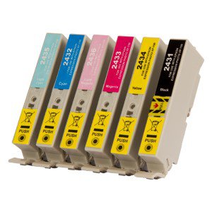 Compatible Epson C13T24314010 24XL Black 500 Page Yield