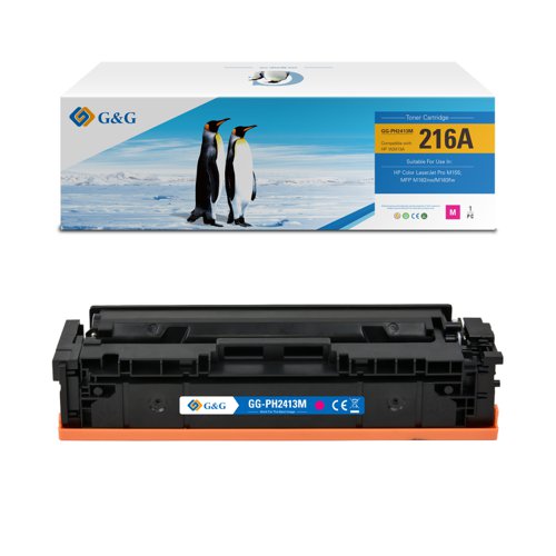 Compatible HP W2413A 216A Magenta Laser Toner Colour 850 Page Yield 