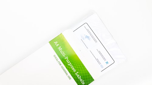 Compatible TSMPL01 White Multipurpose Labels 199.6mmx289.1mm 1 per Sheet 100 Sheets