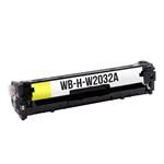 UNCHIPPED Compatible HP W2032A 415A Yellow Toner 2100 Page Yield