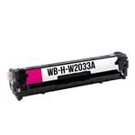 UNCHIPPED Compatible HP W2033A 415A Magenta Toner 2100 Page Yield