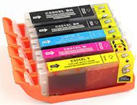 Compatible Canon 6509B001 CLI551C XL Cyan 12ml Page Yield