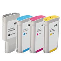 Compatible HP F9J68A 728 Black Ink Tank Cartridge 300ml Page Yield