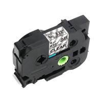 Compatible Brother TZE111 Black on Transparent Label Tape 6mm 8m