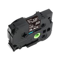 Compatible Brother TZE325 White on Black Label Tape 9mm 8m