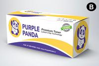 Purple Panda Black Toner - OKI MB260 1239901/1240001- 3,500 page yield