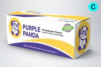 Purple Panda Cyan Toner - HP C9721A 641A- 8,000 page yield