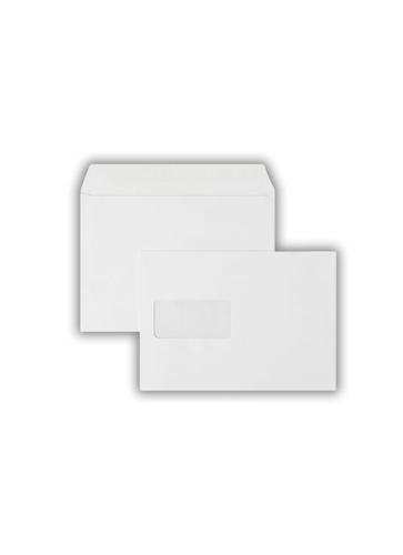 Trimfold Envelopes Kestrel C5 162x229mm White 100gsm Window Self Seal Wallet Envelopes Laser Guaranteed 500 Pack