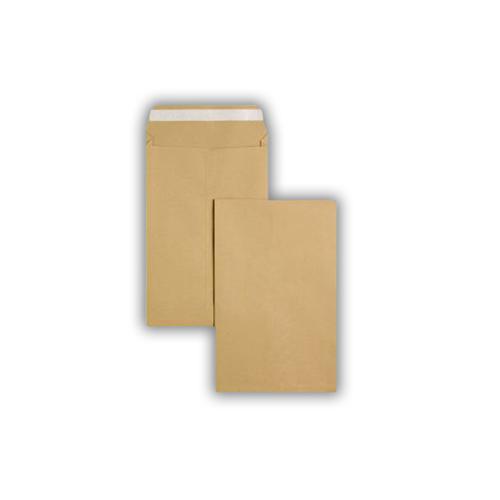 6820 324x229x25mm 130gsm Manilla Gusset Peel & Seal Pocket Envelopes 125 Pack