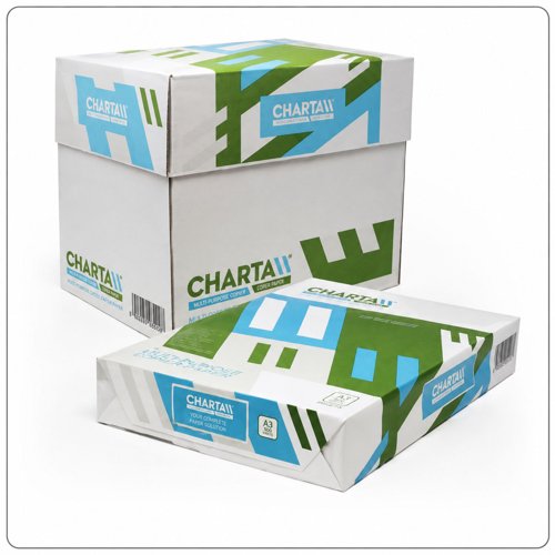 A3 75gsm White CHARTA Copier Paper 500 Sheets