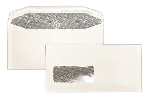 Trimfold Envelopes Autofast DL 110x220mm White 90gsm Window Opaqued Gummed Wallet Envelopes 500 Pack