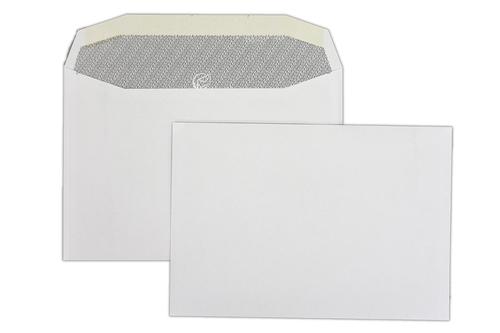 1W57IS-162x235mm 90gsm White Gummed Wallet Envelopes with Inside Seams 500 Pack