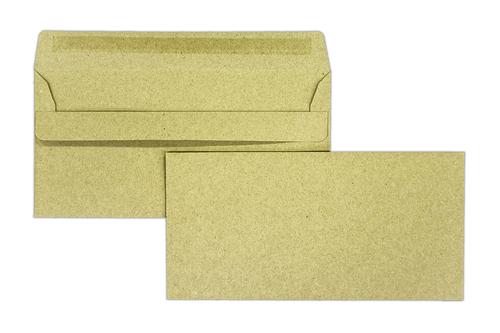 DL 110x220mm Treesaver Manilla 80gsm Self Seal Wallet Envelopes 1000 Pack