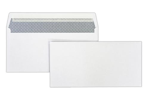 DL 110x220mm Kestrel White 100gsm Opaqued Peel & Seal Wallet Envelopes 500 Pack
