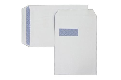 Trimfold Envelopes Hawk C4 324x229mm White 90gsm Window Opaqued Self Seal Pocket Envelopes 250 Pack