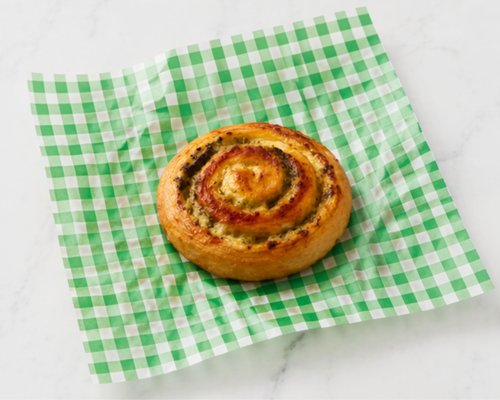 Greaseproof Paper Printed Green Gingham Sheets 250x200x45mm, Pack 1000