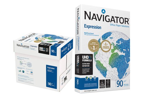 Navigator A3 90gsm Expression Paper 500 Sheets/Ream - The Navigator Company - A3-90-NAV - McArdle Computer and Office Supplies