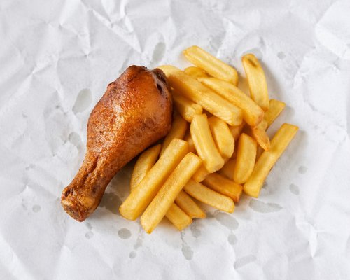 White Tray Liner/Food Wrap 350x450x20mm Pack 500