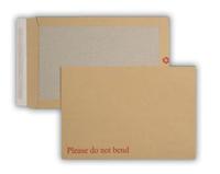 Trimfold Envelopes 353x250mm Manilla 120gsm Board Back Pocket Peel & Seal Envelopes 100 Pack