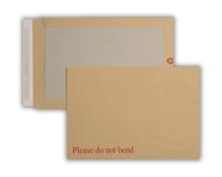 1K08 - 394x318mm 115gsm Manilla Peel & Seal Board Back Pocket Envelopes 125 Pack
