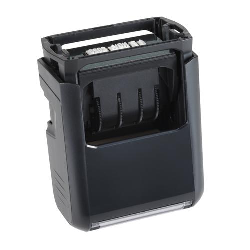 Trodat Printy 4750 Self Inking Custom Text And Date Stamp. Imprint Area 39 x 23 mm - 4 lines maximum – 2 above and 2 below date 146240