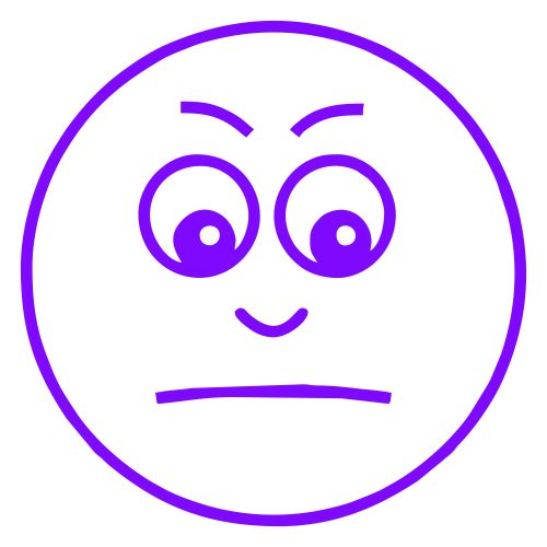 Trodat Teachers Stamp - Gloomy Face