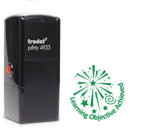Trodat Teachers Stamp - Learning objective achieved - Green