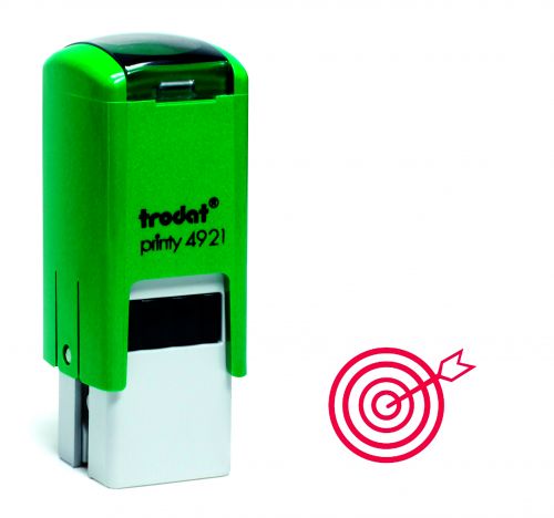 Trodat Teachers Stamp - Target - Red