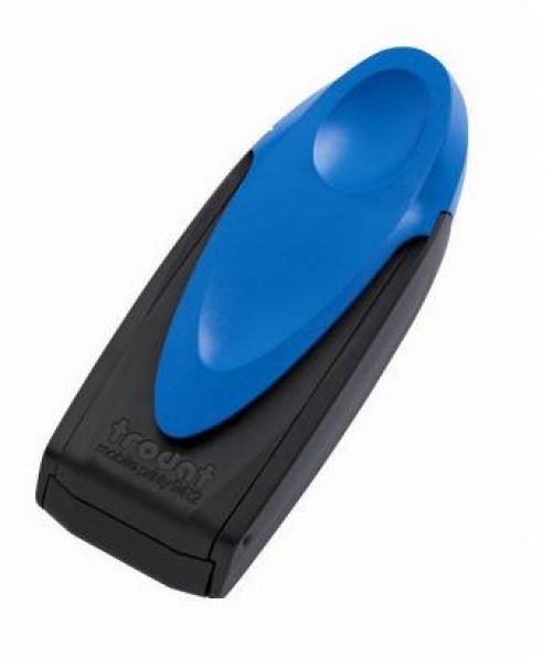 Trodat Mobile Printy 9412 Self Inking Custom Stamp 47x18mm Blue Casing