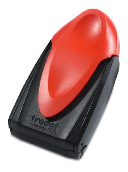 Trodat Mobile Printy 9430 Self Inking Custom Stamp 30x30mm Red Casing
