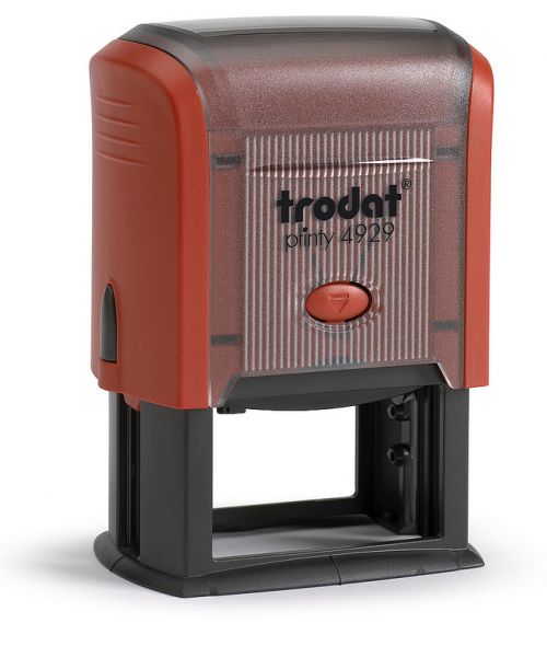 Trodat Printy 4929 Self Inking Custom Stamp. Imprint Area 48 x 28 mm - 6 lines maximum