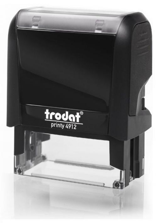 Trodat MCI Printy 4912 Self Inking Custom Stamp. Imprint Area 45 x 17 mm - 4 lines maximum