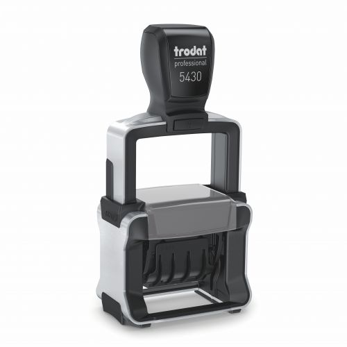 Trodat 5430 Professional 4.0 Self Inking Dater Impression Size 41x24mm + Date Size 4mm