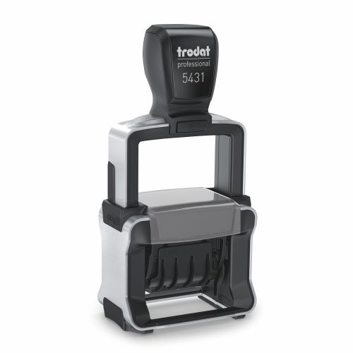 Trodat 5431 Professional 4.0 Self Inking Dater Impression Size 41x24mm + Date Size 3mm