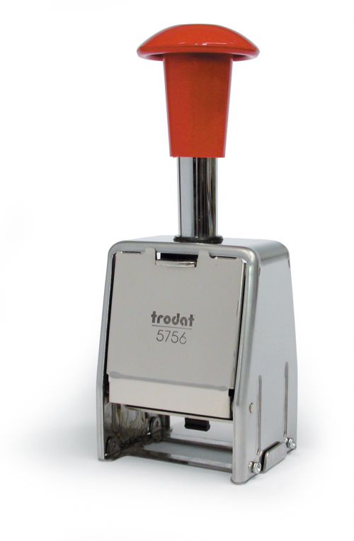 Trodat 5756/M Automatic Numberer 5.5mm Characters Metal Frame