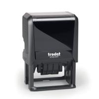 Trodat Printy 4727 Self Inking Custom Text And Date Stamp. Imprint Area 59 x 38 mm - 6 lines maximum - 3 above and 3 below date