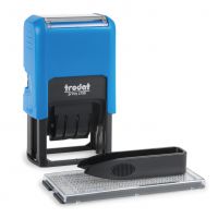 Trodat Printy 4750 Typo Dater Stamp with D-I-Y Text/Date Self-Inking 4mm Line 40x23mm Red/Blue Ref 140030
