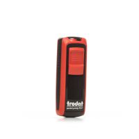 Trodat Pocket Printy 9511 - 38 x 14 mm - Eco Black - Flame Red