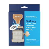 Trodat Birthday Stamp Set - Personalised Stamping for Heartfelt Birthday Gifts & Crafts
