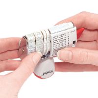 Trodat Classic Line 1117/L Dial a Phrase Dater Stamp - Perfect for use in the office, this stamp features 12 common phrases alongside a 4mm Date.