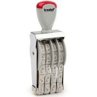 Trodat Classic Line 1554 Numberer - This stamp features 4 adjustable bands each with a character size of 5mm perfect for use at a large event.