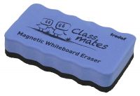 Trodat Classmates Educational Magnetic Eraser - Blue. The perfect tool for in the classroom, wipe away any whiteboard marks with this magnetic eraser.